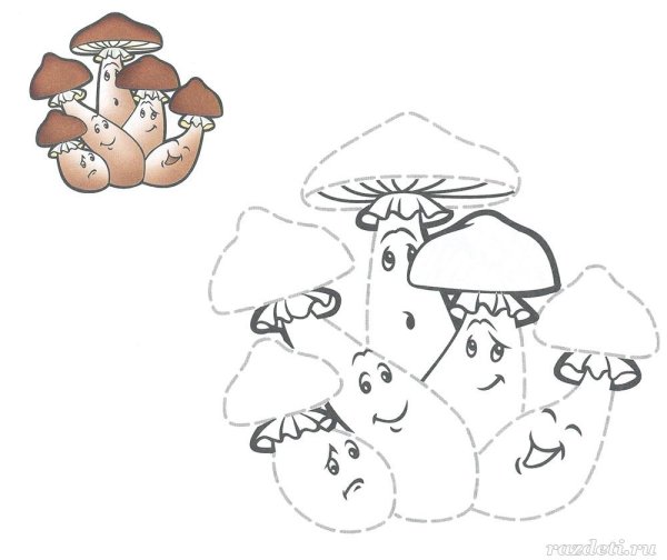 Грибы задания для детей