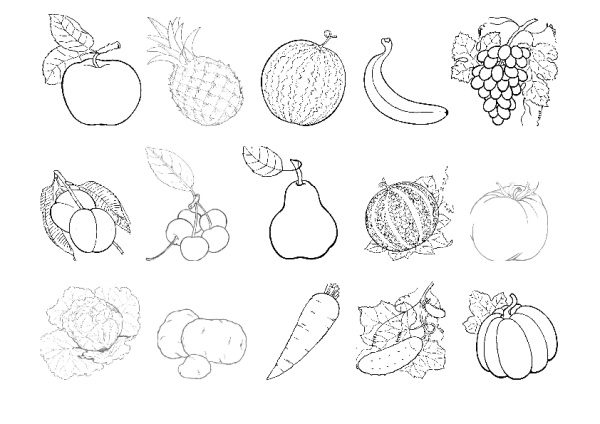 Задания на тему овощи фрукты ягоды