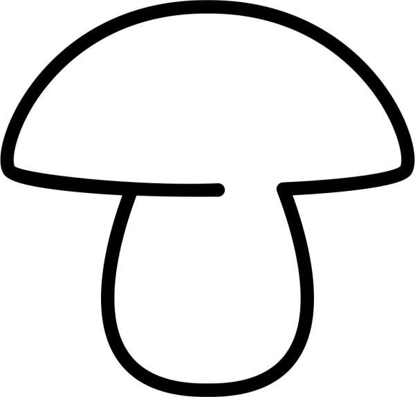 Трафареты грибов