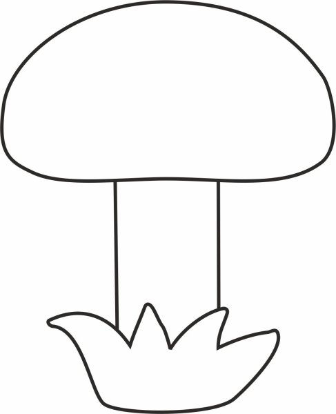 Гриб для обрывной аппликации