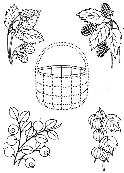 Графомоторика ягоды для малышей