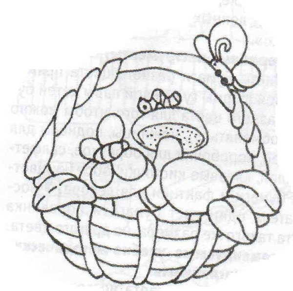 Грибное лукошко подготовительная группа