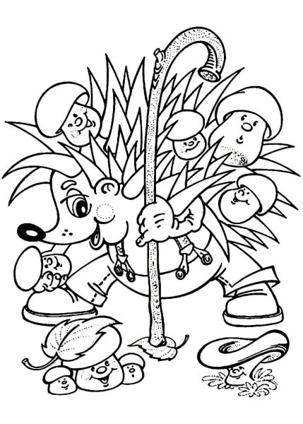 Раскраски по сказкам Сутеева для детей