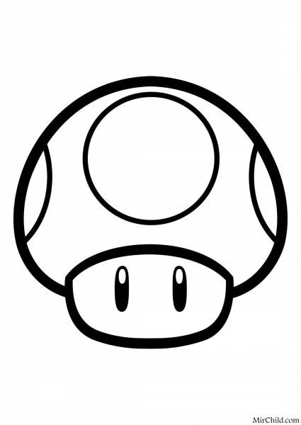 Марио раскраска