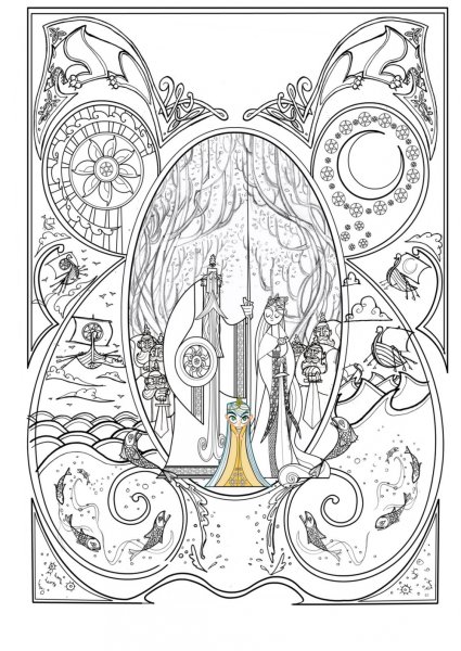 Тайна аббатства Келлс узоры