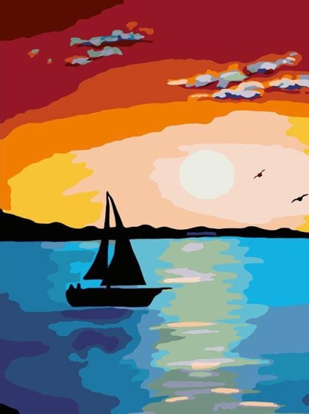 Картины по номерам несложные