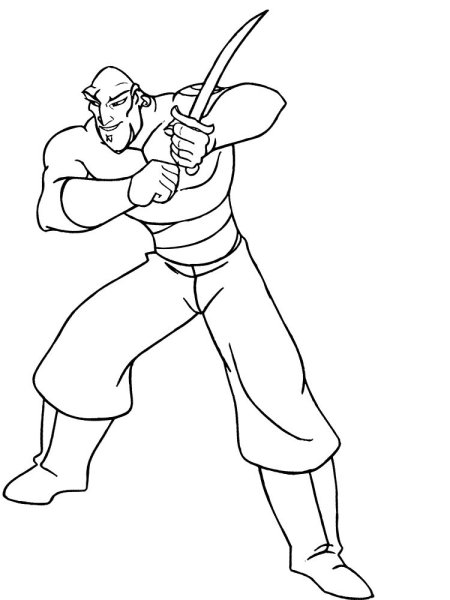 Синдбад мореход рисунок