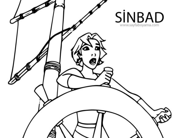 Синдбад Легенда 7 морей раскраски