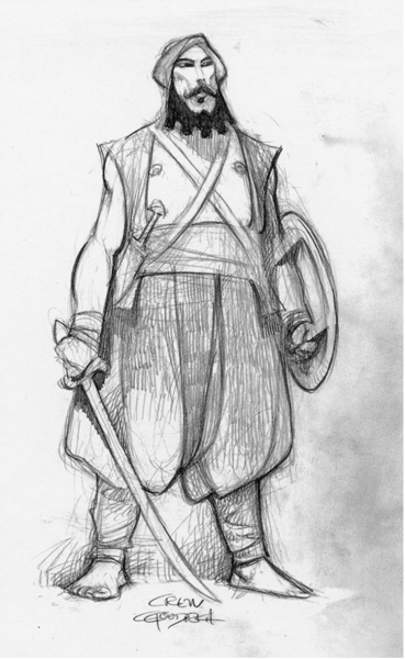 Синдбад мореход рисунок