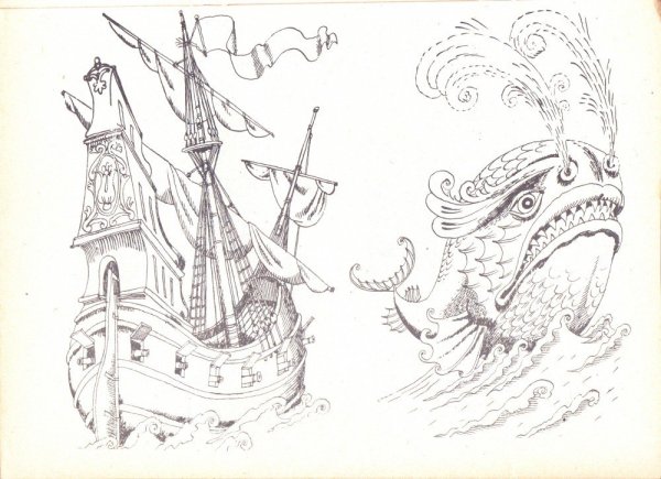 Синдбад мореход раскраска