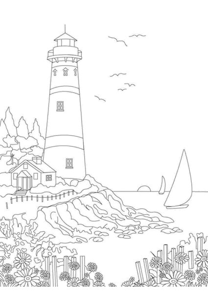 Раскраска Крым для детей