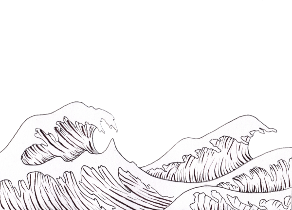 Волна контур