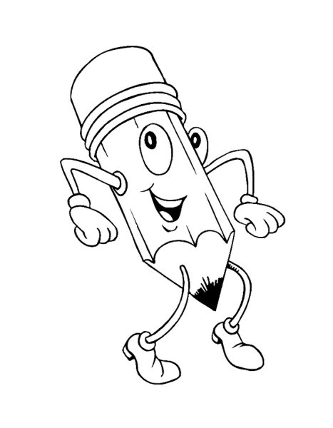 Карандаш раскраска для детей