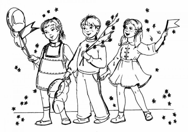 1 Мая раскраски для детей