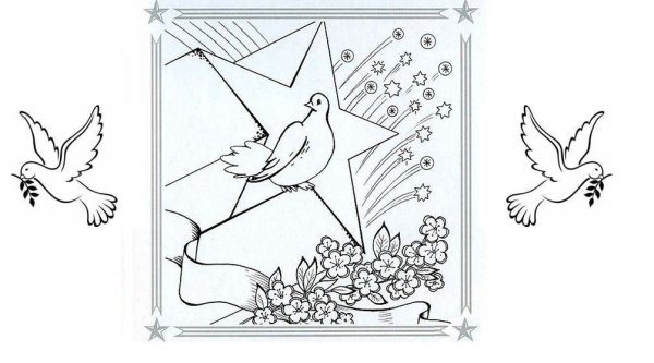 9 Мая раскраска