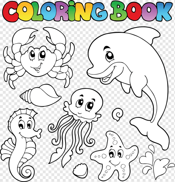 Шаблоны морских обитателей