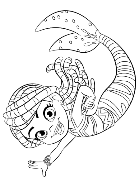 Раскраски Сантьяго и моря