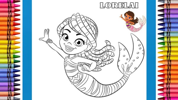 Santiago of the Seas:Lorelai раскраска