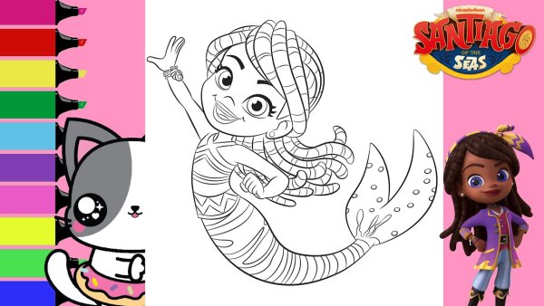 Santiago of the Seas раскраска