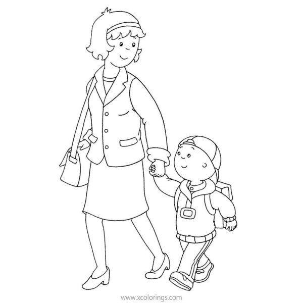 Мальчик с мамой раскраска