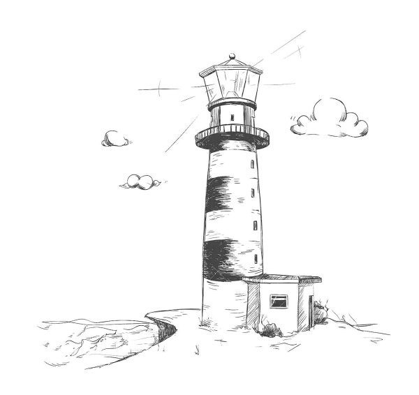 Анапский Маяк раскраска