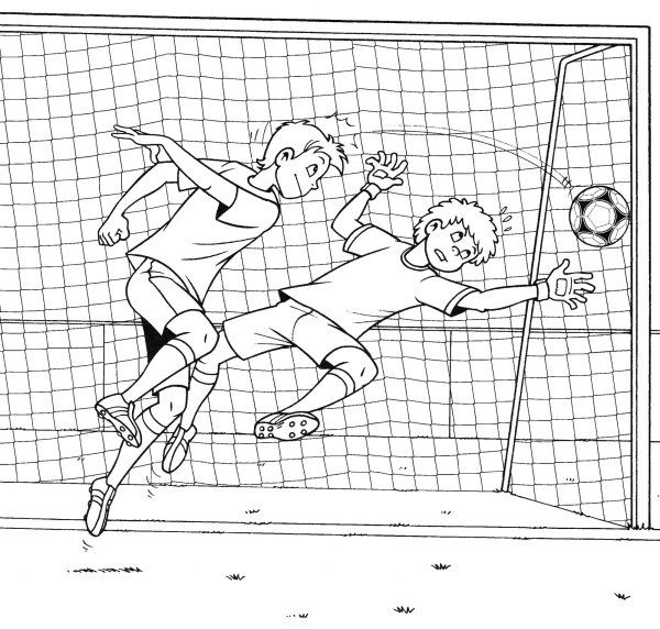 Раскраска футбол