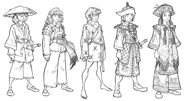 Пираты Карибского моря раскраска Элизабет