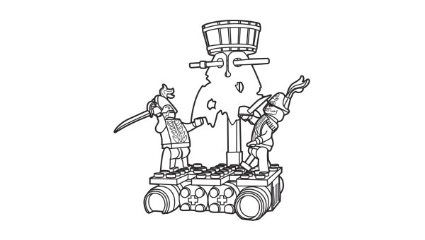 Раскраски лего пираты Карибского моря лего