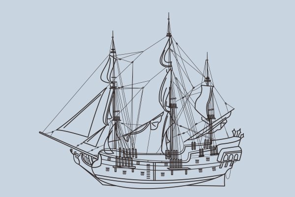 Раскраска черная Жемчужина корабль