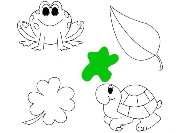 Раскраска изучаем цвета