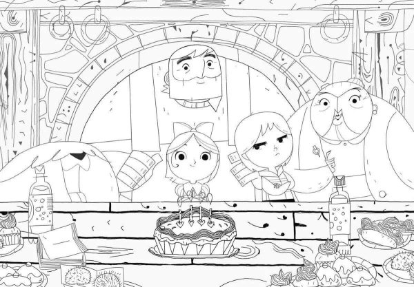 Раскраски песнь моря Сирша