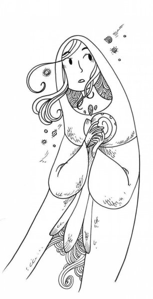 Песнь моря раскраска