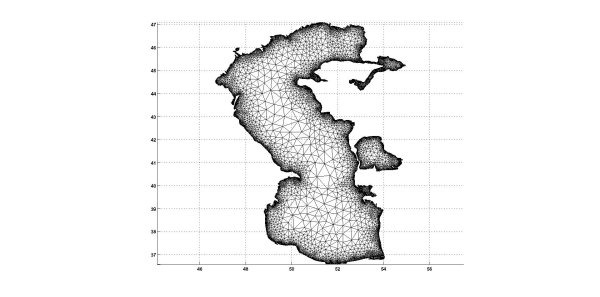 Контур Каспийского моря