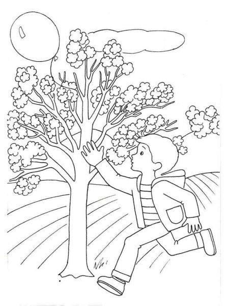 Раскраска. Весна