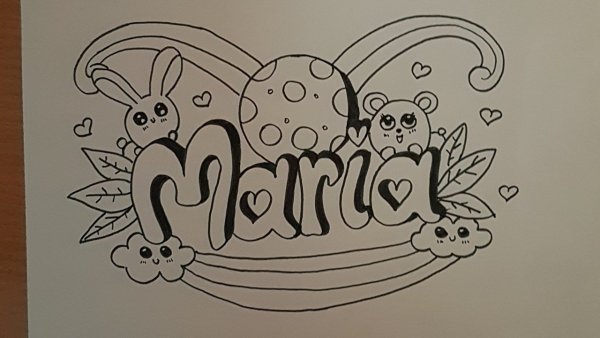 Нарисовать имя