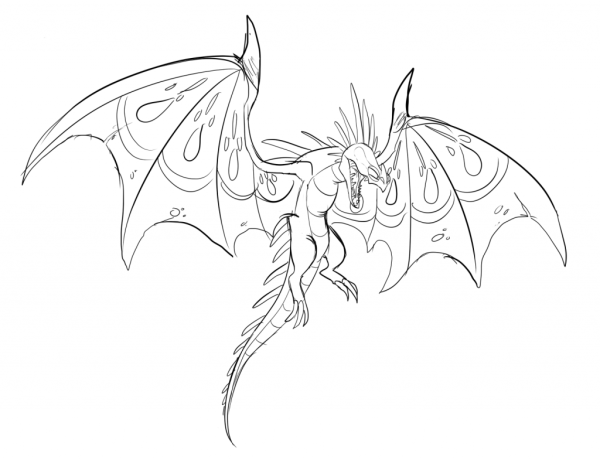 Драконы Олуха раскраска