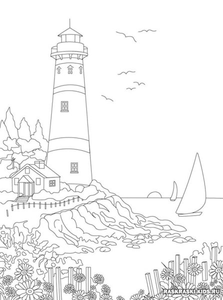 Раскраска Крым для детей