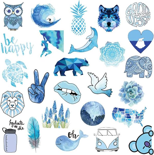 Синие Стикеры