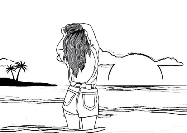 Раскраска из фотографии