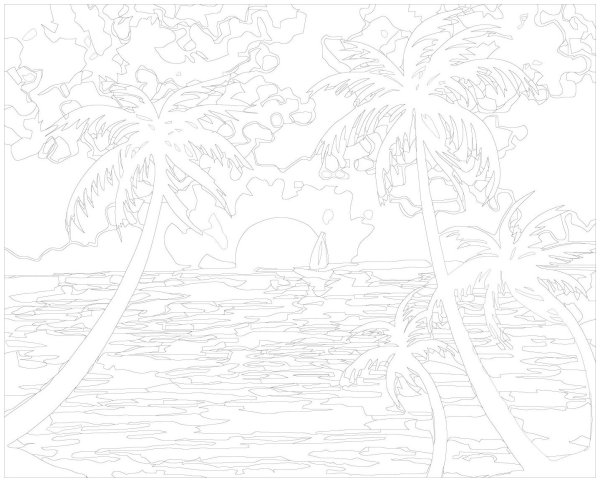 Раскраска картина