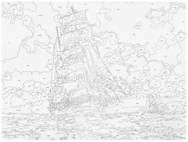 Картины по номерам схемы остров сокровищ