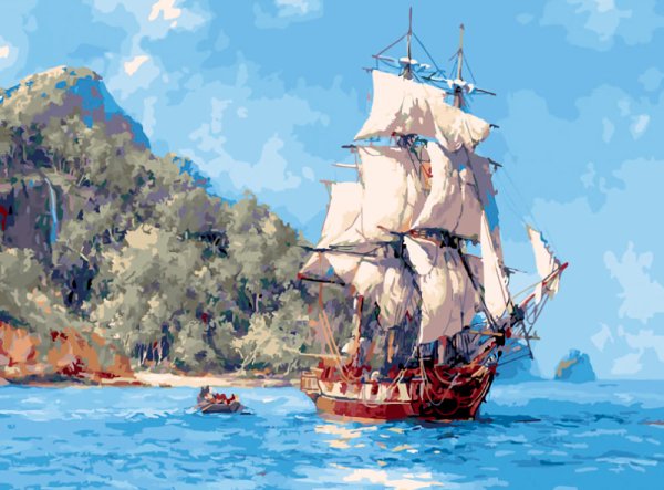 Доусон Монтегю. Морской пейзаж