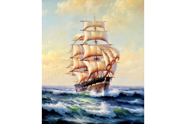 Картины по номерам на холсте корабли