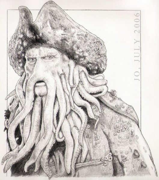 Дейви Джонс и Капитан Барбосса