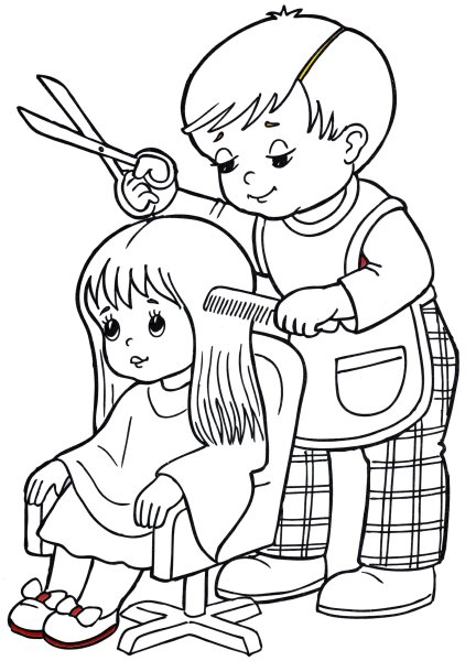 Раскраска. Профессии