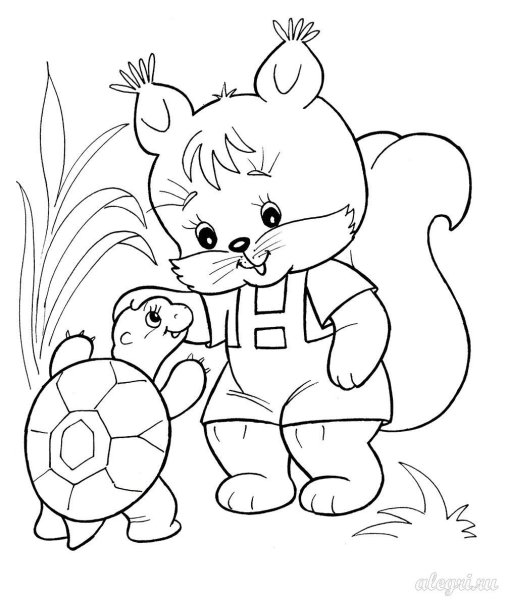 Раскраски для детей средней группы