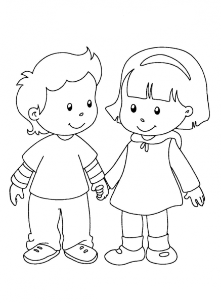 Раскраски для девочек и мальчиков