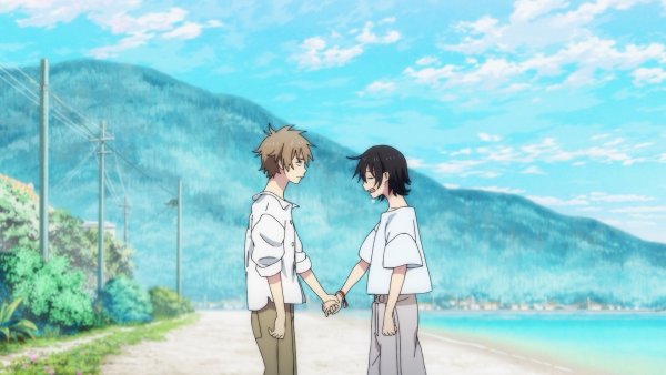 Мио Тибана незнакомец на берегу моря