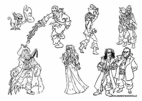 Раскраски лего пираты Карибского моря