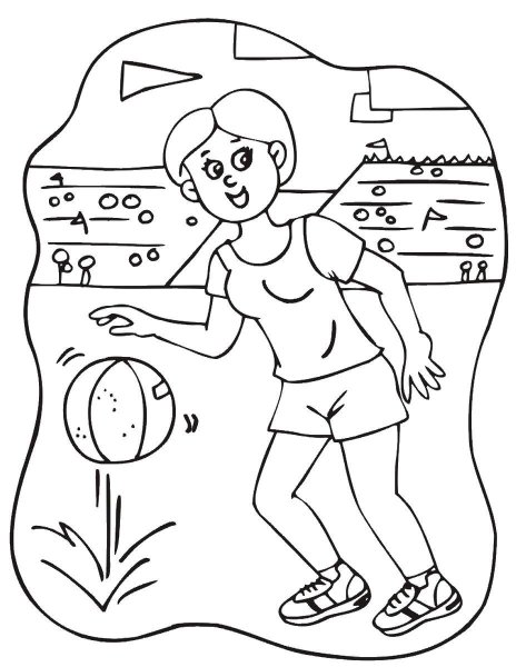 ЗОЖ раскраски для детей